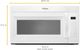 Whirlpool® 1.7 Cu. Ft. White Over the Range Microwave-3
