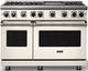 Viking® 7 Series 48'' Pure White Pro Style Gas Range with Griddle-2