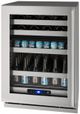 U-Line® 24" Stainless Steel Dual Zone Beverage Center-0