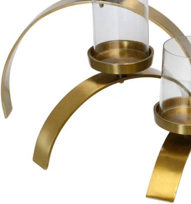 Stylecraft Gold Candle 13" Holder-1
