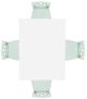 Powell® Maui 5-Piece Mint/White Dining Set-3