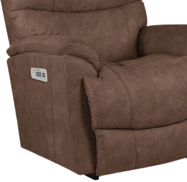 La-Z-Boy® Trouper Whiskey Power Rocking Recliner with Headrest-1