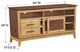 Whittier Wood® Furniture Addison Duet 54" Sound Bar Media Console-2