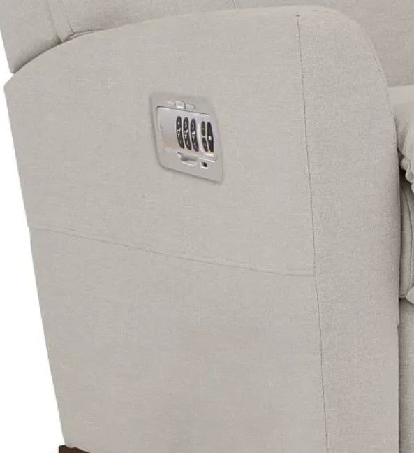 La-Z-Boy® Sparrow Ash Power Rocking Recliner with Headrest-2