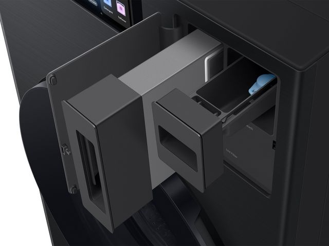 Samsung Bespoke AI 5.3 Cu. Ft. Brushed Black Washer Dryer Combo with AI Home -6