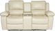 Kwality Imports Alice Taupe Manual Reclining Loveseat With Console-0