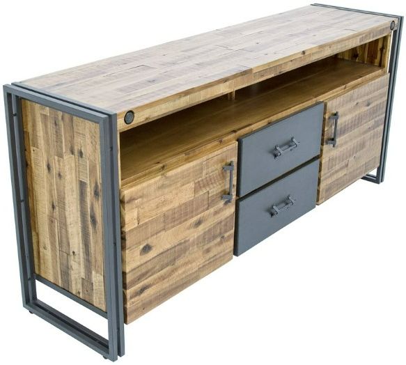YHD Austen Brown Medium Media Console-3