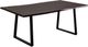 Porter International Designs Manzanita Midnight Dining Table with Black Trapezoid Base-0