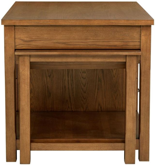 Coaster® Mayfair 3-Piece Dark Oak Kitchen Island with Extension Table-3