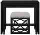 Homelegance® Salina 3-Piece Black Pack Desks with Stool Set-3
