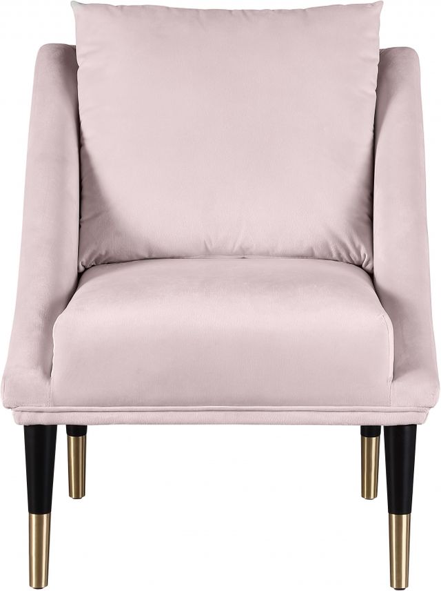 Meridian Furniture Elegante Pink Velvet Chair-1