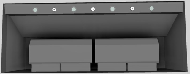 Vent-A-Hood® 60" Gunsmoke Wall Mounted Liner Insert-2
