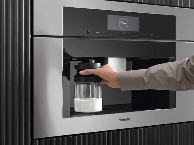 Miele 30" Obsidian Black Built-In Fully Automatic Coffee Maker-4