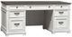 Liberty Furniture Allyson Park Two-Tone Charcoal/Wire Brushed White Desk-1