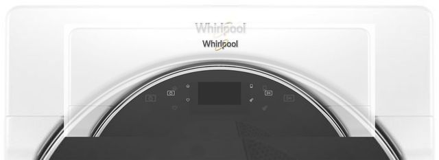 Whirlpool® 7.4 Cu. Ft. White Front Load Gas Dryer-3