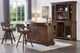 ECI Furniture Merion Antiqued Walnut Spectator Counter Stool-1