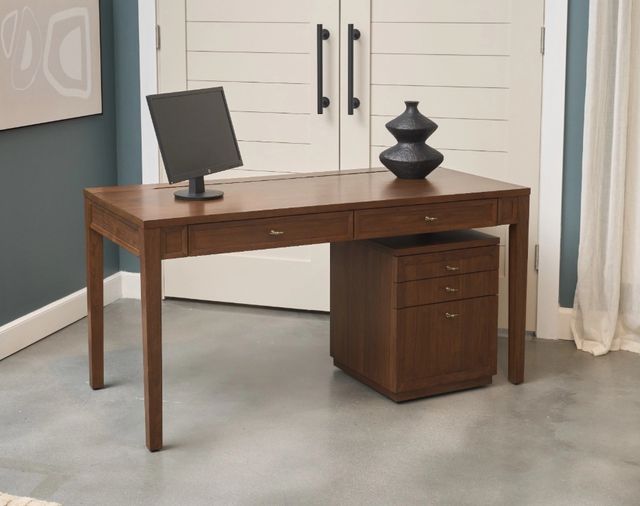 Riverside Furniture Brooks Nouveau Walnut Cabinet-1