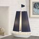 Stylecraft Maritine Blue/White Table Lamp -3