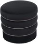 TOV Furniture Lakka Black Velvet Ottoman-4