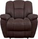 La-Z-Boy® Maverick Burgundy Leather Manual Wall Recliner-1