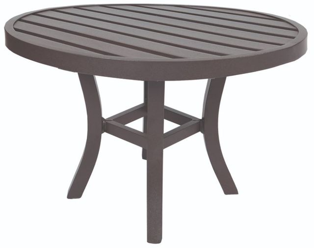 Lane Venture® Craftsman Gunmetal Round Dining Table-0