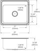 Elkay Lustertone® Classic Lustrous Satin 25" x 22" x 10-3/8" 5-Hole Single Bowl Drop-In Sink-3