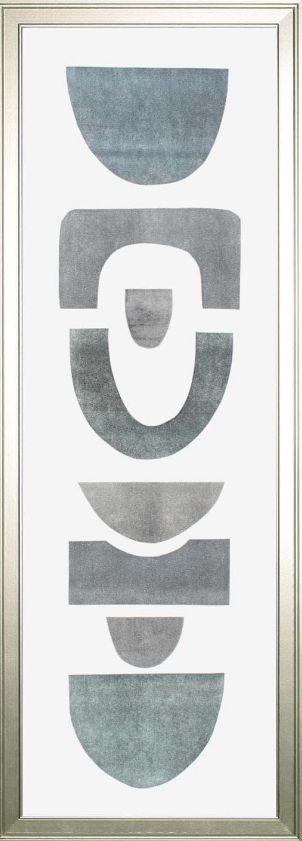 Classy Living Rob Delamater Neutral Totems VIII Wall Art-1