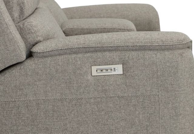 Flexsteel® Henry Hickory Power Reclining Loveseat with Console and Power Headrests-9