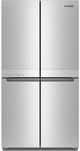 KitchenAid® 36 in. 19.4 Cu. Ft. PrintShield™ Stainless Steel Counter Depth French Door Refrigerator-0