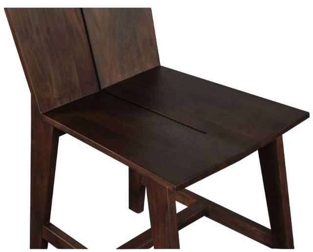 Home Trends & Design Piedmont Coffee Bean Dining Chair-3