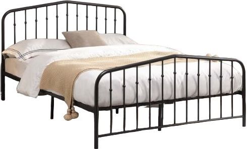 Milton Greens Stars Black Queen Arc Metal Platform Bed-0