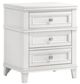 Bernards Nova II 4-Piece White Queen X Full Bedroom Set-5