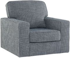 Signature Design by Ashley® Olwenburg Denim Swivel Accent Chair