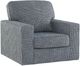 Signature Design by Ashley® Olwenburg Denim Swivel Accent Chair-0