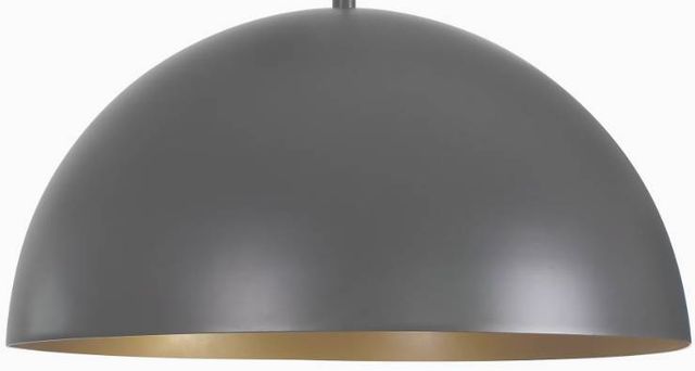 Renwil® Sina Matte Black with Gold Pendant Light-2