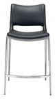 Zuo® Ace Black and Silver Set of 2 Counter Chairs-1
