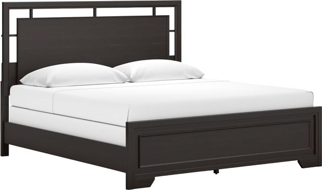 Signature Design by Ashley® Covetown 4-Piece Dark Brown Queen Panel Bedroom Set-1
