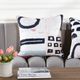 Stylecraft Norman Wyatt Home Black/White Geometric Designer Pillow-1