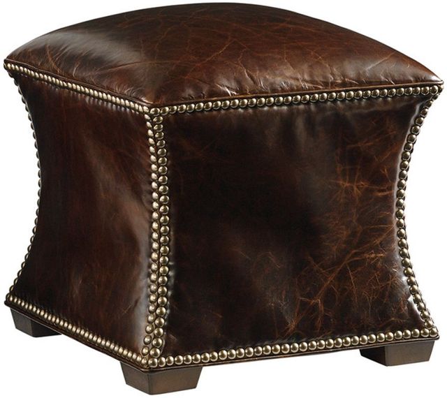 Lexington Home Customizable Eclipse Leather Ottoman-0