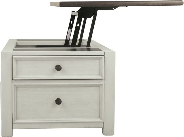 Signature Design by Ashley® Bolanburg Two-tone Lift Top Coffee Table-10