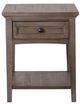 Magnussen Home® Paxton Place Dovetail Gray Rectangular End Table-3
