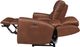 Bassett® Furniture Aberdeen Chestnut Leather Loveseat with Power and Console-2