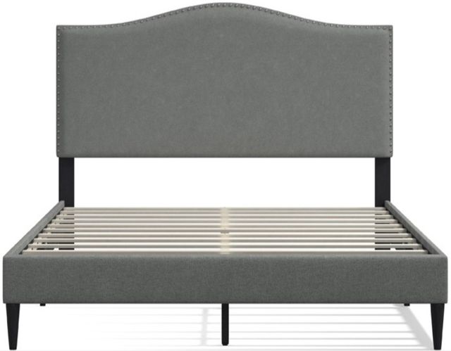 American Wholesale Furniture Leighford Stone Queen Upholstered Bed-1