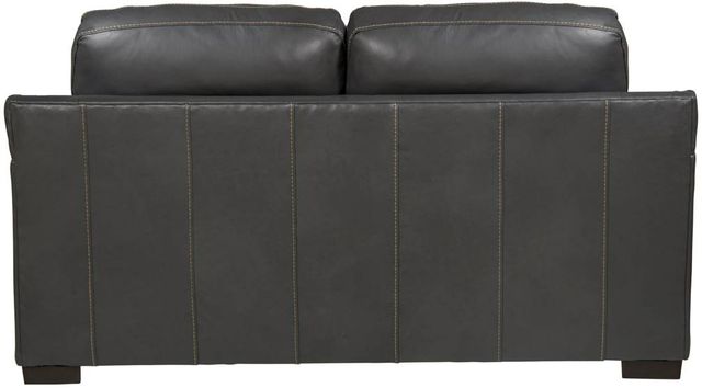 Jackson Furniture Marco Gunmetal Leather Loveseat-2