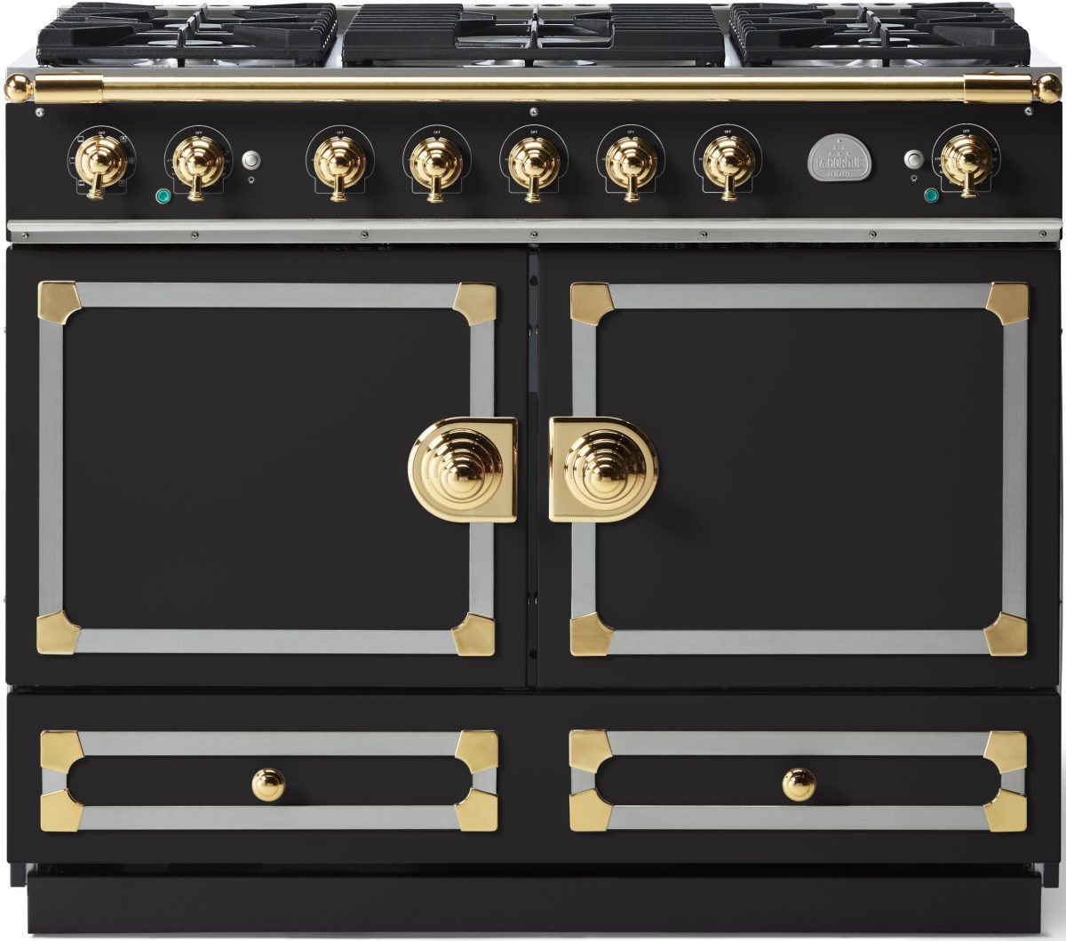 La Cornue CornuFe 110 43" Matte Black Pro Style Dual Fuel Range