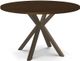 Amisco Customizable Asterisk Round Table with Metal Starburst Stand-0