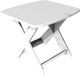 Unwasted® Share White Plastic Outdoor Side Table-0