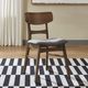 Liberty Furniture Space Savers Gray/Satin Walnut Panel Back Side Chair-1