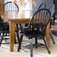 Liberty Furniture Treasures 5-Piece Black/Rustic Oak Optional Dining Set-1