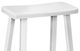 John Thomas Furniture® Hampton Pure White Saddle Seat Counter Stool-1